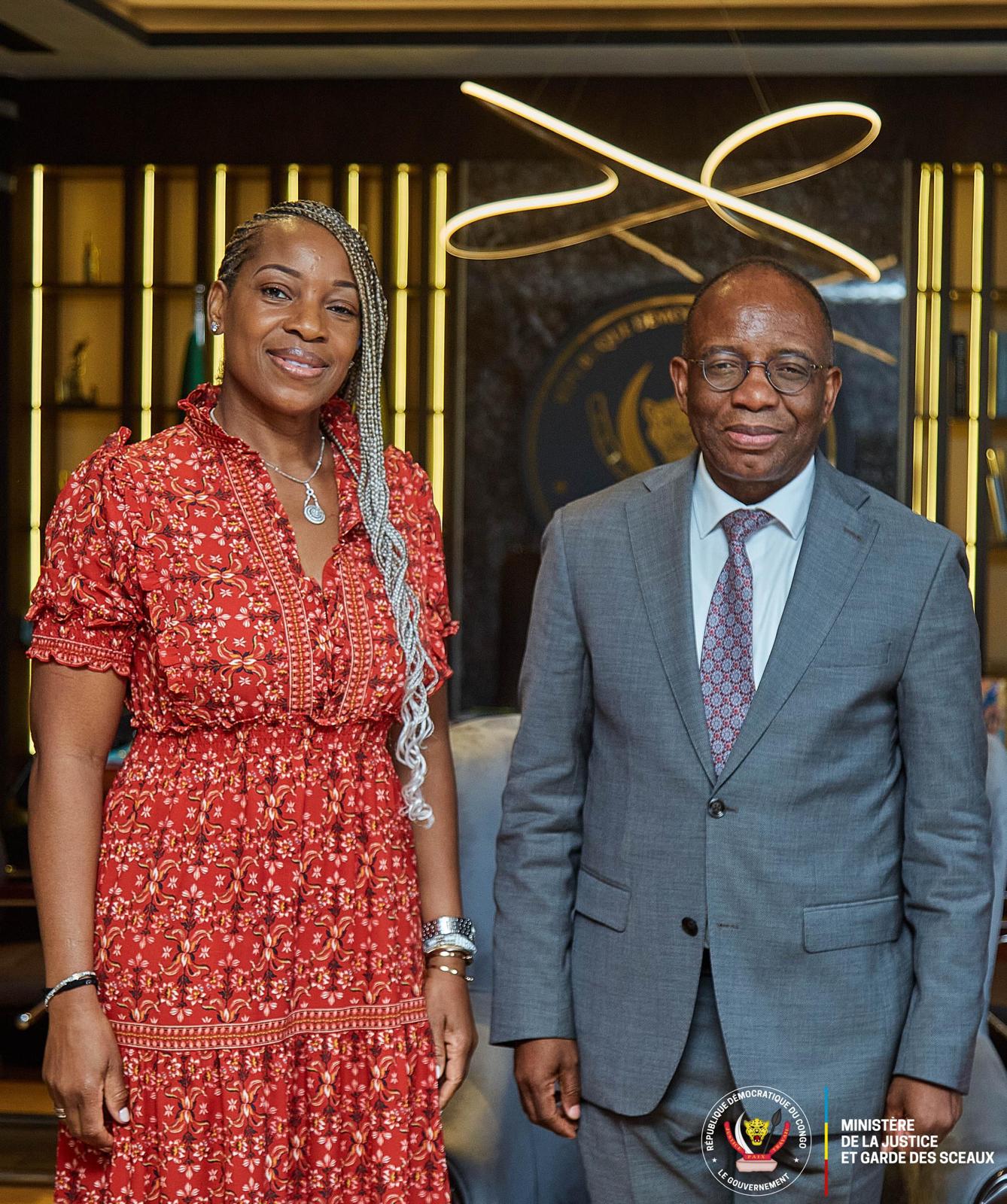 Rose Mutombo at high-level diplomatic engagement